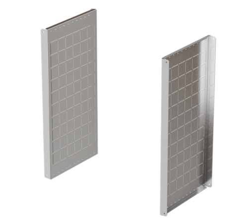 Панели боковые для секционирования В600 Г400 мм (2 шт) AleSta  AleSta-PCV64  EKF