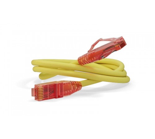 PC-LPM-UTP-RJ45-RJ45-C5e-0.5M-LSZH-YL Патч-корд U/UTP, Cat.5e (100% Fluke Component Tested), LSZH, 0.5 м, желтый  229946  Hyperline