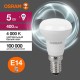 Лампа светодиодная LED Value R39 5W/840 230V E14 10X1       4058075582576  OSRAM