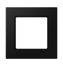 Рамка 1 пост; серия A550; термопласт; черный матовый  A5581BFSWM  Jung