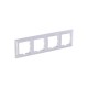 ABB Basic 55 Альп. белый Рамка 4-ая  1725-0-1482   2CKA001725A1482  ABB