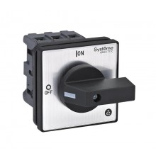 Выключатель-Разъединитель 3P 32A IP20 с чёрной рукояткой на дверцу 4 винтами  MSD32320B  SE