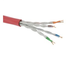 Кабель CAT 5е, U/UTP, нг(А)-FRHF, бухта 305м, красный  RN5EUUA04RD  DKC