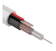 Кабель КВК-В-1,5+2x0,75 мм (Cu/Cu) белый (бухта 200 м)  01-4014  REXANT