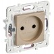 SKANDY Розетка без з/к/ш 10А SK-R02Sa песочный  SK-R10-10-K98  IEK