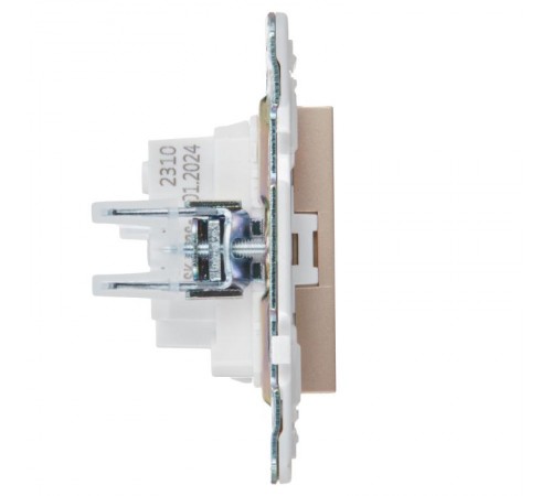 SKANDY Розетка без з/к/ш 10А SK-R02Sa песочный  SK-R10-10-K98  IEK