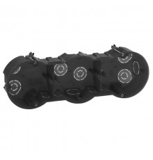 Коробка установочная КУП 3-х местная 212х70х45мм для полых стен саморез. мет. лапки IP20 (45/720)  Б0051422  ЭРА