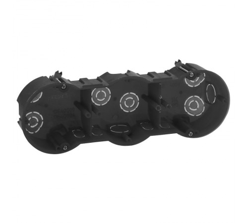 Коробка установочная КУП 3-х местная 212х70х45мм для полых стен саморез. мет. лапки IP20 (45/720)  Б0051422  ЭРА