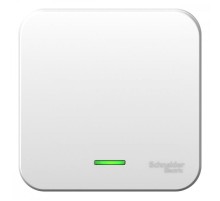 Blanca Белый О/У Выключатель 1-клавишный с подсветкой, 6А, 250В  BLNVA061101  SE