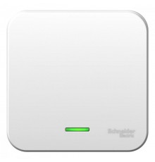 Blanca Белый О/У Выключатель 1-клавишный с подсветкой, 6А, 250В  BLNVA061101  SE