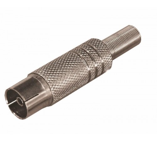 РАЗЪЁМ  гнездо  TV  никель  c пружиной  05-2014  REXANT