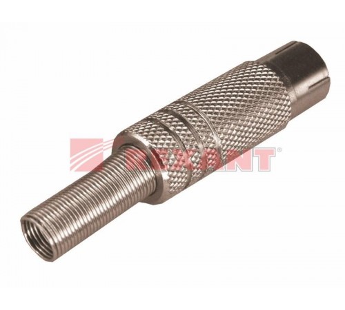 РАЗЪЁМ  гнездо  TV  никель  c пружиной  05-2014  REXANT