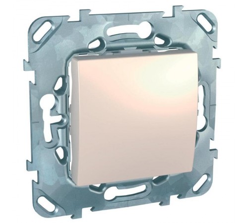 Unica Бежевый Переключатель 1-клавишный (сх.6)  MGU5.203.25ZD  Schneider Electric