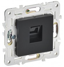 SKANDY Розетка компьютерная RJ45 кат.5E SK-K01Bl черный  SK-K10-1-K02  IEK