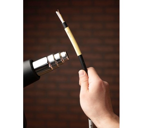 Термоусаживаемая трубка ТУТ нг 16/8 желтая EKF PROxima  tut-16-y  EKF