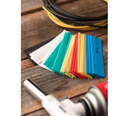 Термоусаживаемая трубка ТУТ нг 16/8 набор:7 цветов по 3шт. 100мм. EKF PROxima  tut-n-16  EKF