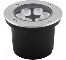 SP4112 Светильник тротуарный,6LED теплый белый,6W,120*H90mm,вн.диаметр:90mm,IP67  32015  FERON