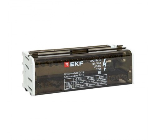 Кросс-модуль (2x15) 125A  cm215-rus EKF