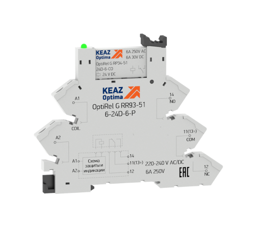Релейный модуль OptiRel G RM38-61-220-240U-6-P-CO 280996  КЭАЗ