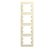 Glossa Бежевый Рамка 4-ая, вертикальная  GSL000208  SE