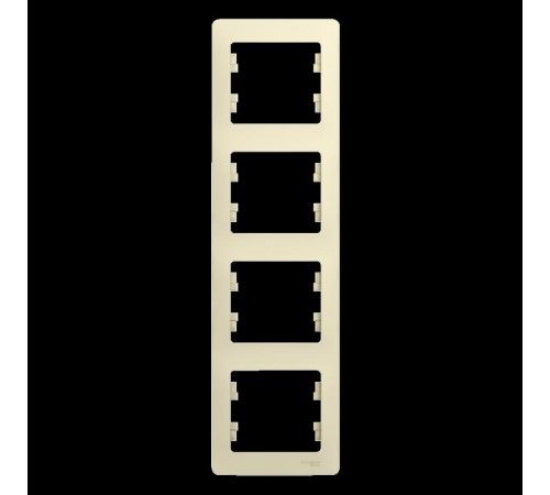 Glossa Бежевый Рамка 4-ая, вертикальная  GSL000208  SE