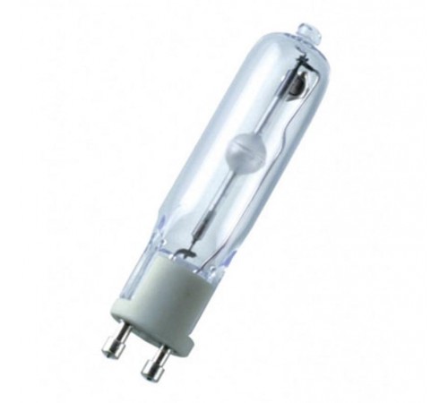 Лампа металлогалогенная МГЛ 35Вт GU6.5 трубчатая прозрачная тепло-белая 3000К 97В (керамика) HCI-TF 35W/930 WDL PB GU6.5 12X1  4008321683021  Osram