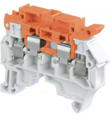 Клемма ZS4-S-R3 винт 4мм.кв. с разъед. совместимый с профилем ZS4-SF1  1SNK508416R0000  TE