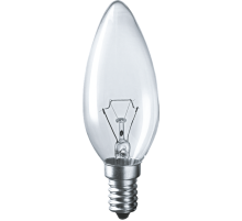 Лампа накаливания ЛОН 40Вт Е14 230В NI-B-40-230-E14-CL (КНР)  94303  Navigator