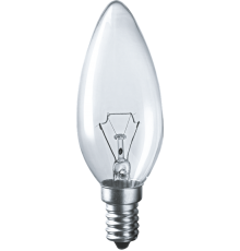 Лампа накаливания ЛОН 60Вт Е14 230В NI-B-60-230-E14-CL (КНР)  94304  Navigator