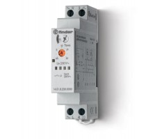 Модульный электронный лестничный таймер мультифункциональный; 1NO 16A; 3- или 4-проводная схема; питание 230В АC  140182300000  Finder