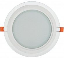 Светильник светодиодный встраиваемый ДВО 1622 со стекл. круг 18Вт 4000К IP20  серия LIGHTING   LDVO0-1622-18-4000-K01  IEK