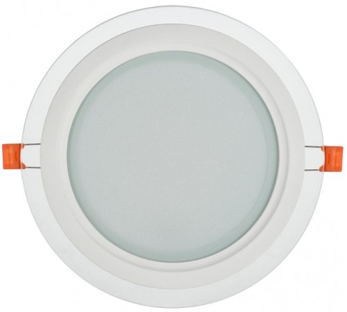 Светильник светодиодный встраиваемый ДВО 1622 со стекл. круг 18Вт 4000К IP20  серия LIGHTING   LDVO0-1622-18-4000-K01  IEK