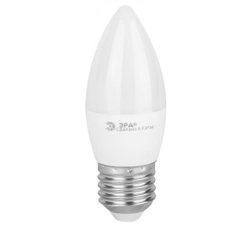 Лампа светодиодная ЭКО LED B35-8W-865-E27 R (диод, свеча, 8Вт, хол, E27)  Б0045342  ЭРА