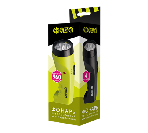 Фонарь прожекторный  AccuF2-L04-gn (зел.)  2857859  ФАZА