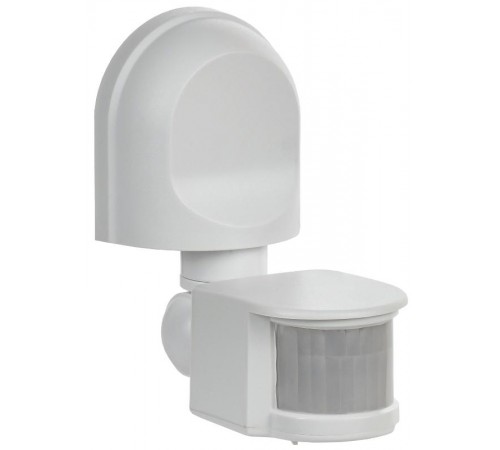 Датчик движения ДД 008 белый, макс. нагрузка 1100Вт, угол обзора 180град., дальность 12м, IP44,  LDD10-008-1100-001  IEK