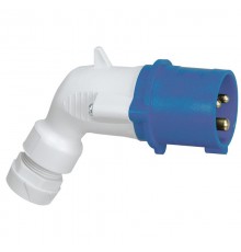 Вилка моб.угл. 16А 2К+З 230В IP44  056453  Legrand