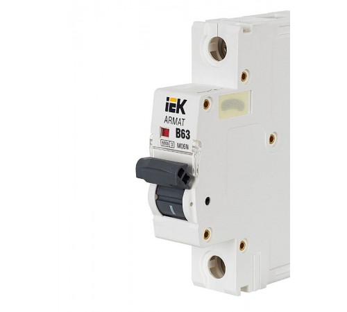 Выключатель автоматический однополюсный M06N 1P B 63А 6кА ARMAT  AR-M06N-1-B063  IEK