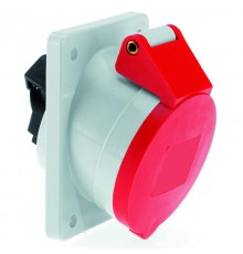 Розетка наклонная 16A 5р(3P+N+PE) 6h 400V IP44 фланец 85х85 12078 I 12078-Bals I Bals