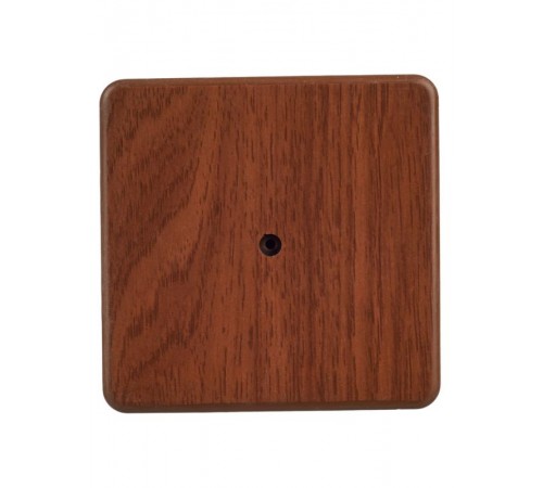 Коробка распределительная КМ41219-05 для о/п 104х104х29 мм дуб (6 клемм 6мм2)  UKO10-100-100-029-K24  IEK