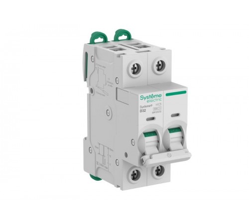 Systeme9 Автоматический выключатель (АВ) D 32A 2P 6kA 400В  S9F23232  SE