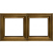 Рамка 2-поста; термопласт; антик; Eco Deco  EPD482AT  Jung
