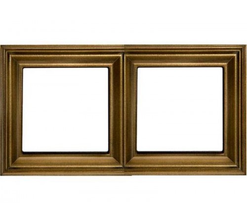 Рамка 2-поста; термопласт; антик; Eco Deco  EPD482AT  Jung