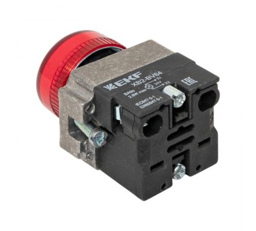 Лампа сигнальная BV64 красная EKF 24В PROxima  xb2-bv64-24  EKF