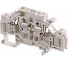 Клемма D1,5/8.SFLT.ADO, держатель предохранителя 5х20, 5х25 мм с неон. индикатором сгор. предохран. 110-230В, 4 мм.кв.  1SNA199211R2300  TE