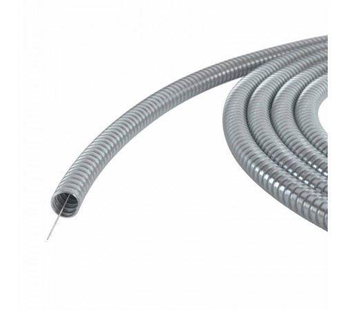 Металлорукав из оцинкованной стали с протяжкой DN 35мм, Dвн 35,0 мм, Dнар 39,5 мм, IP40, 25м  667R3539P  DKC