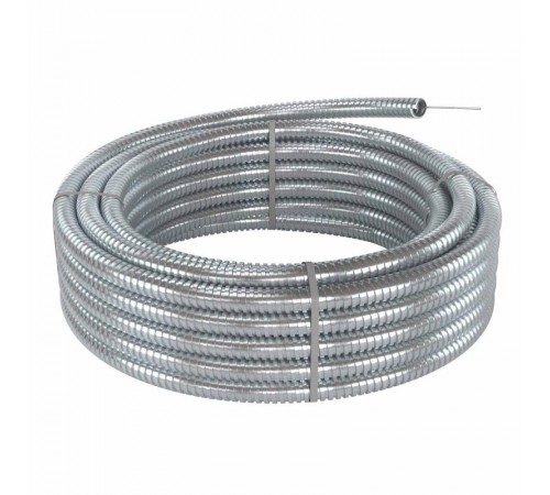 Металлорукав из оцинкованной стали с протяжкой DN 35мм, Dвн 35,0 мм, Dнар 39,5 мм, IP40, 25м  667R3539P  DKC