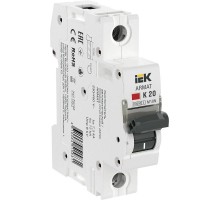 Выключатель автоматический однополюсный M10N 1P K 20А 10кА ARMAT  AR-M10N-1-K020  IEK