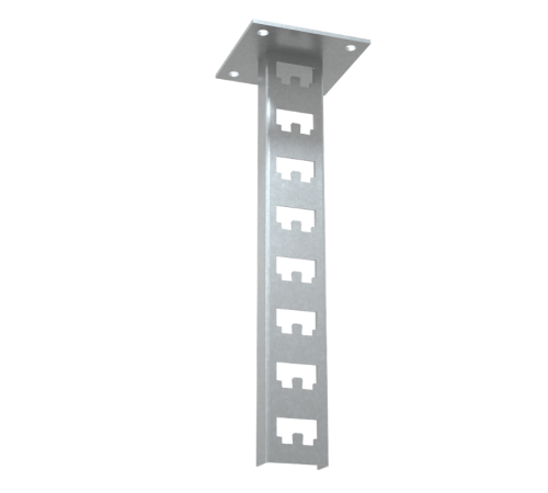 Стойка потолочная кабельная L1200 s:2,0 мм  PSS1200  КМ - профиль