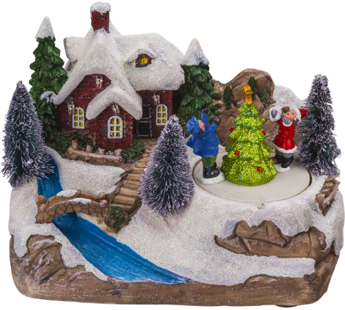 Светильник декоративный новогодний 95 073 NSL-58 (музыкальный - на льду)  95073  Navigator