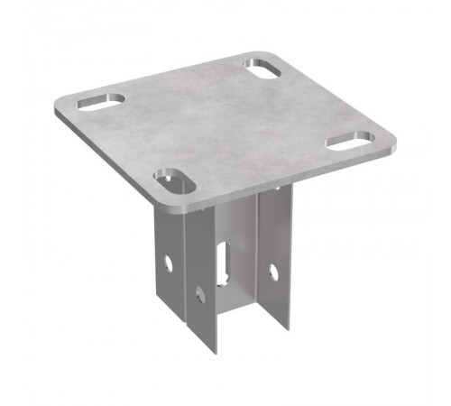 Опора вертикальная двойная для стойки 45х30 пятка 120х120  PR08.5162  Промрукав